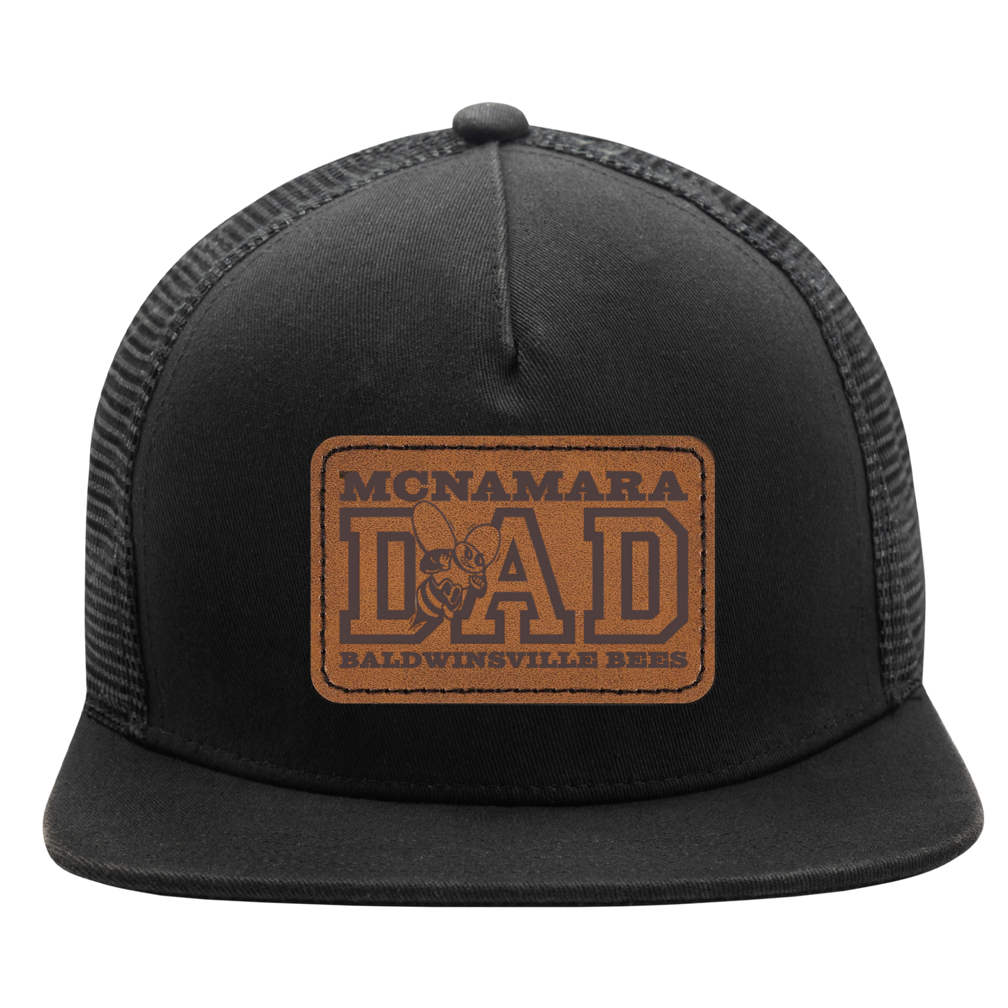 Trucker Hat w/ Leather Patch McNamara Dad