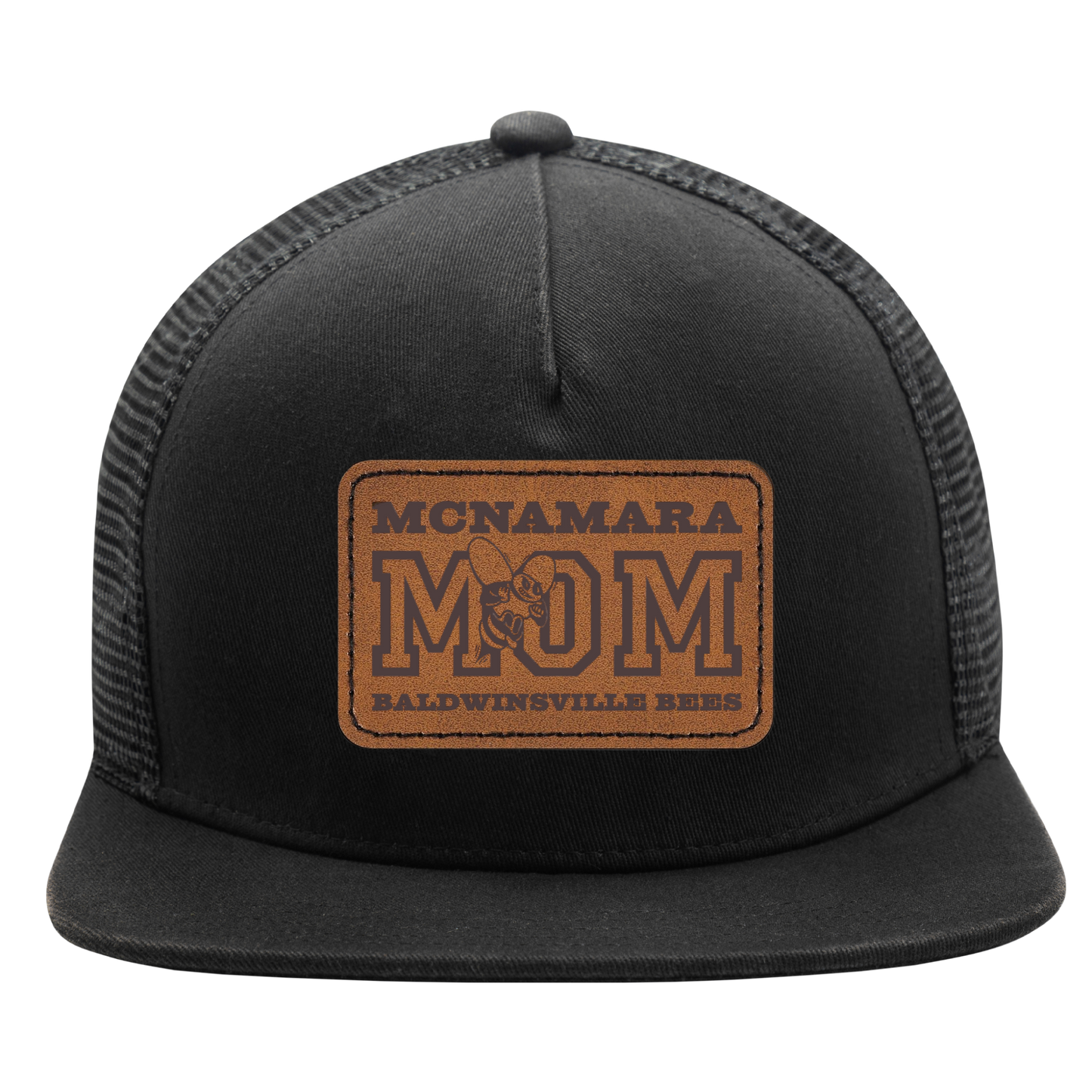 Trucker Hat w/ Leather Patch McNamara Mom