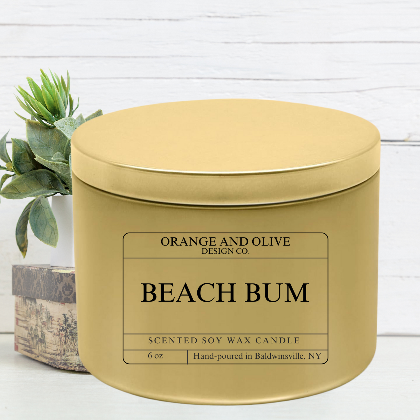 Beach Bum Tin Candle 6oz