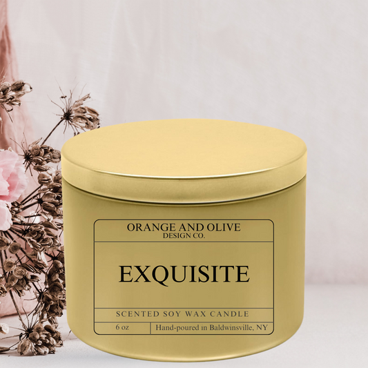 Exquisite Tin Candle 6oz
