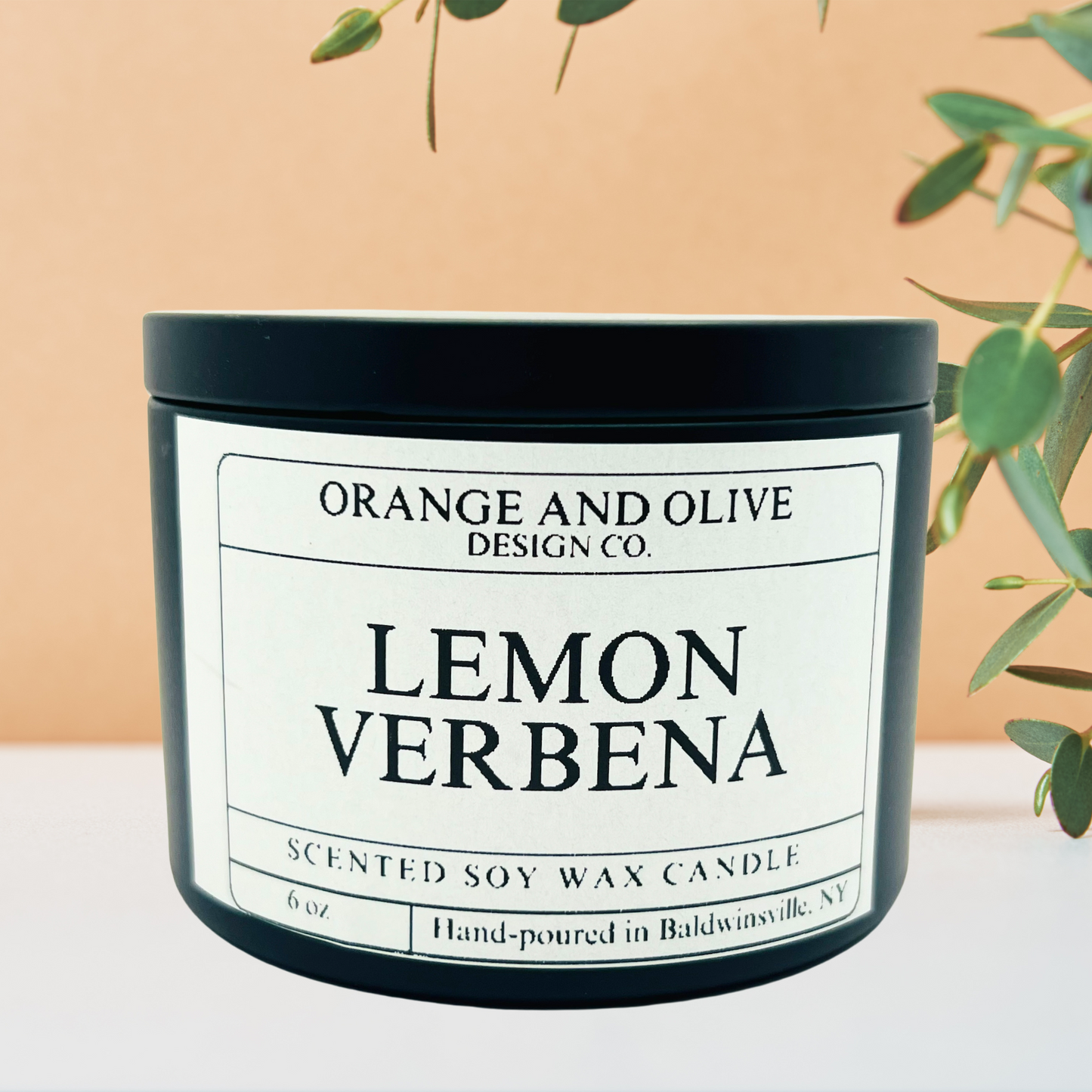 Lemon Verbena Tin Candle 6oz