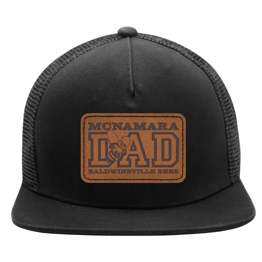 Trucker Hat w/ Leather Patch McNamara Dad