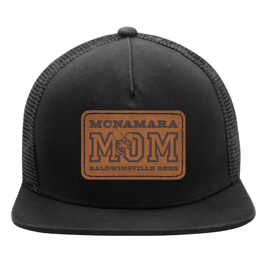 Trucker Hat w/ Leather Patch McNamara Mom