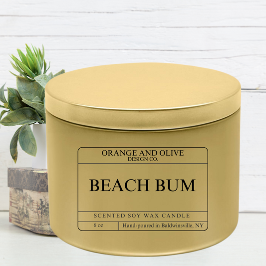 Beach Bum Tin Candle 6oz