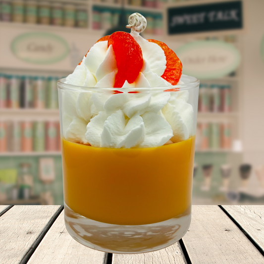 Orange Creamsicle Dessert Candle 8oz