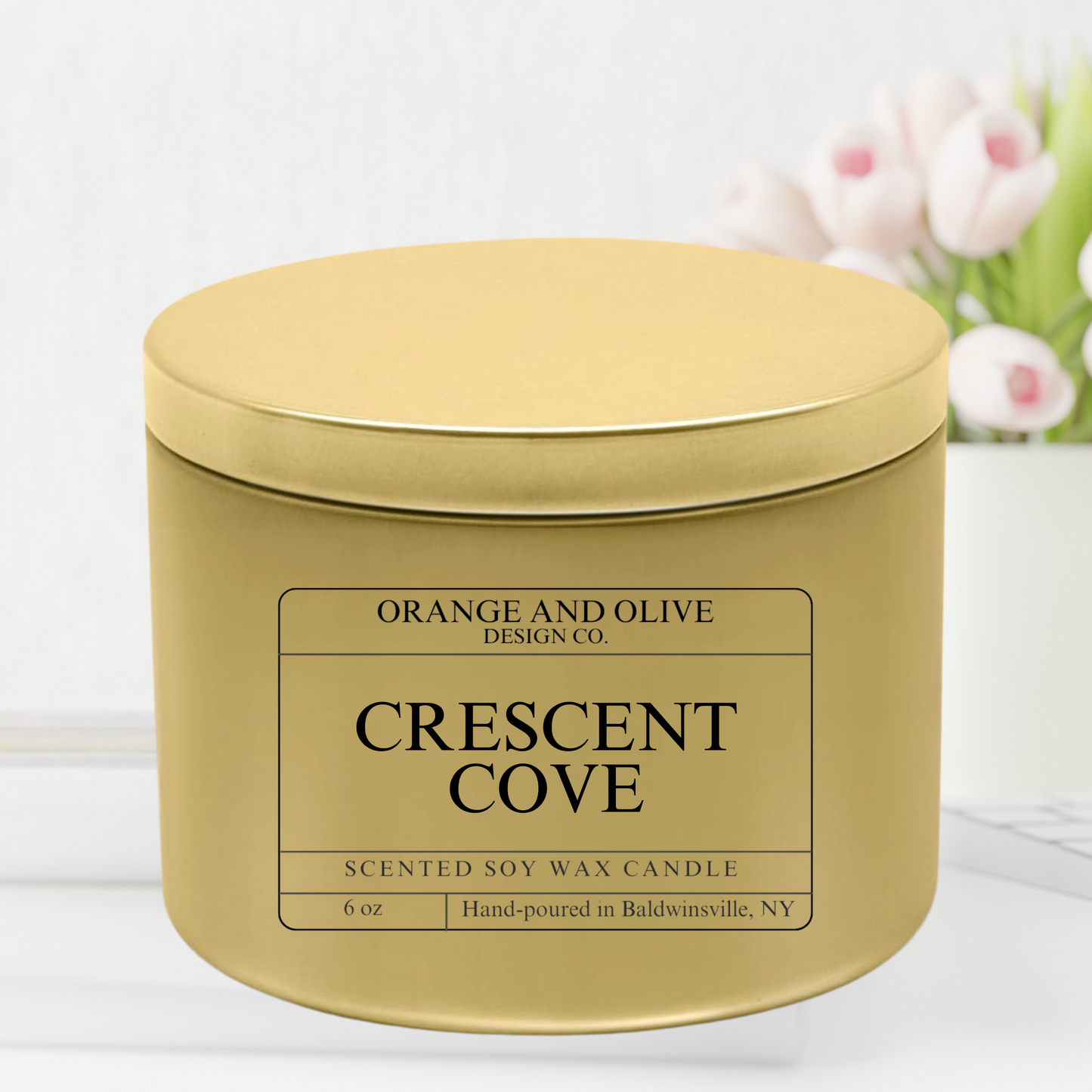 Crescent Cove Tin Candle 6oz