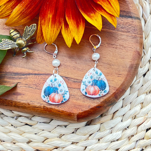 Blue Pumpkin Dangle