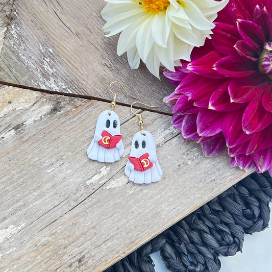 Bookish Ghost Dangle